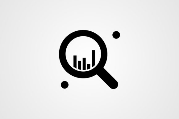 Download Vector Marketing Analysis Glyph Icon - Analysis Collection