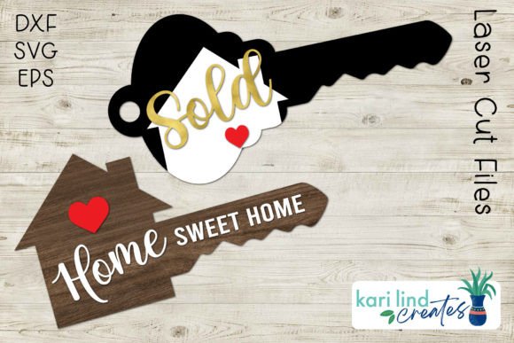 Download Realtor Key Photo Prop Laser Cut File - Real Collection