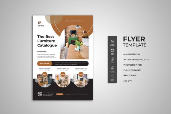 Download Furniture Product and Catalogue Flyer - Premium Resources