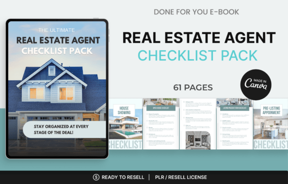 Download Real Estate Agent Checklist Pack, Canva - Real Collection