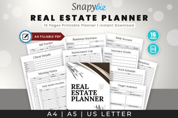Download Real Estate Agent Planner Printable - Real Collection