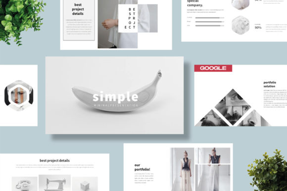 Download Simple Googleslide Template - Simple Collection
